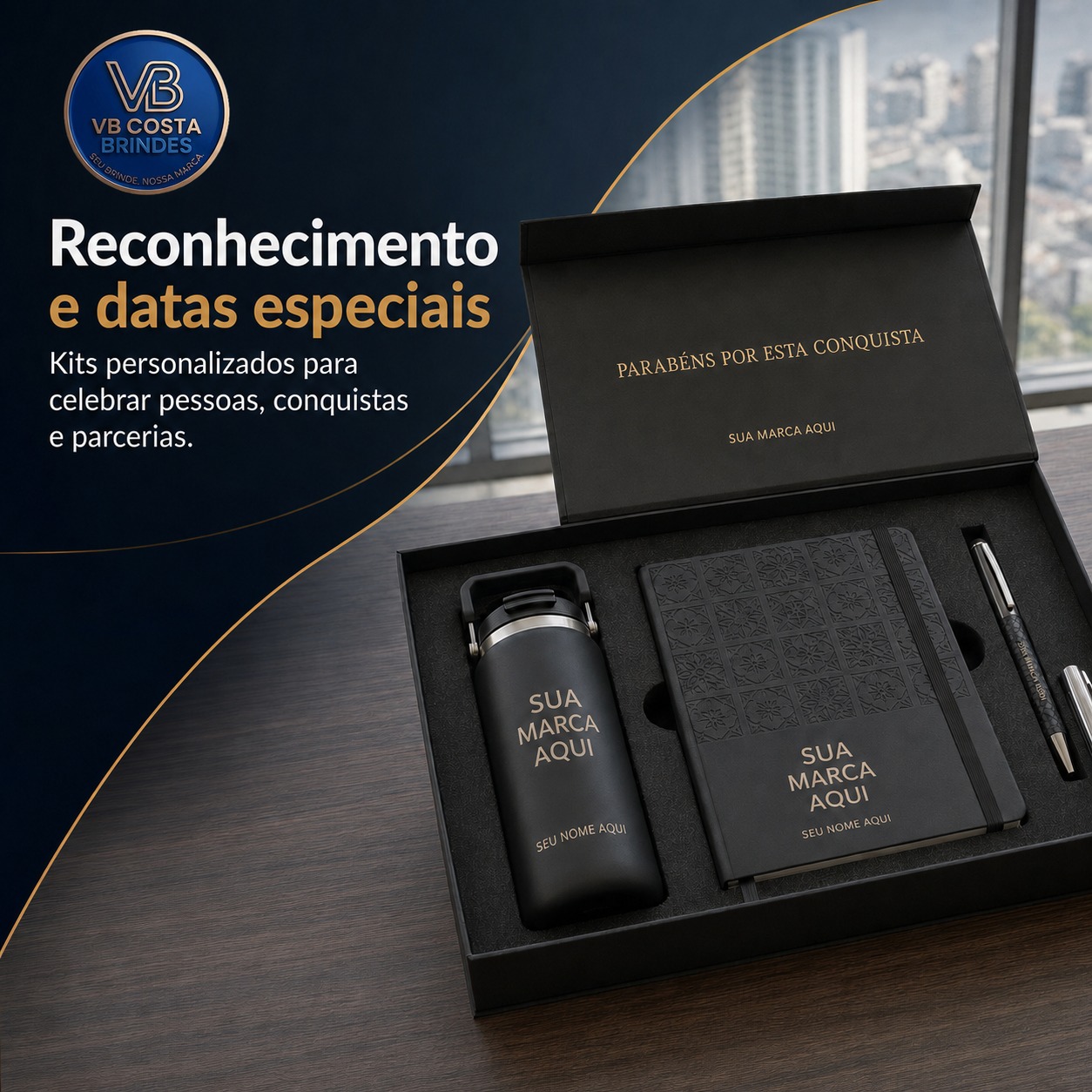 Kits de Reconhecimento e Datas Comemorativas - VB Costa Brindes